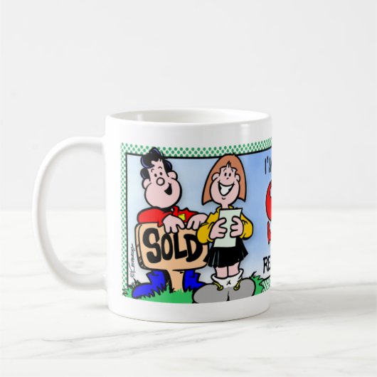 Mug Vrai agent immobilier (Gauche)