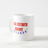 MUG VRAI AGENT IMMOBILIER RETRAITÉ (Devant gauche)