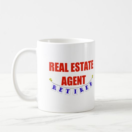 MUG VRAI AGENT IMMOBILIER RETRAITÉ (Gauche)