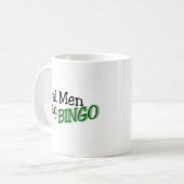 Mug Vrai bingo-test 3 de jeu d'hommes (Devant gauche)