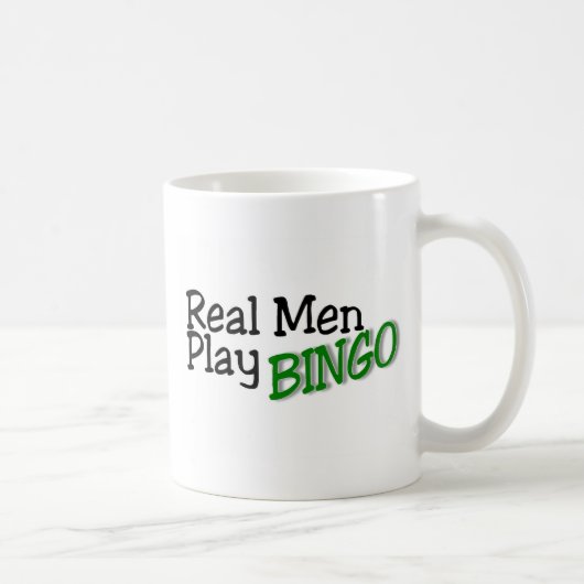 Mug Vrai bingo-test 3 de jeu d'hommes (Droite)