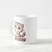 Mug Vrai chaton Kawaii (Devant gauche)