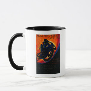 Mug Vrai cru PosterEurope de club de Moto