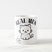 Mug vrai homme amour chat (Centre)