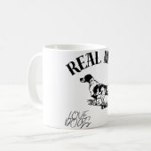 Mug vrai homme amour chiens (Devant gauche)