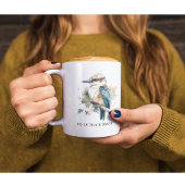 Mug Vrai Kookaburra Bleu, personnalisé