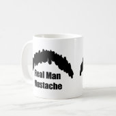Mug Vraie moustache drôle de chiffon de biscuit (Devant gauche)