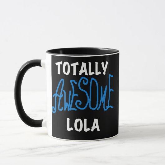 Mug Vraiment génial Lola Blue Tshirts et cadeaux (Gauche)