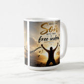 Mug Vraiment libre (Devant droit)