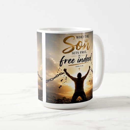 Mug Vraiment libre (Devant droit)