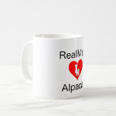 Mug Vrais alpaga d'amour d'hommes (Devant gauche)