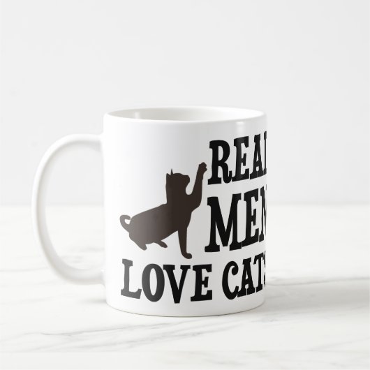Mug Vrais chats d'amour d'hommes (Gauche)