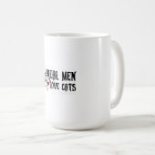 Mug Vrais chats d'amour d'hommes (Devant droit)