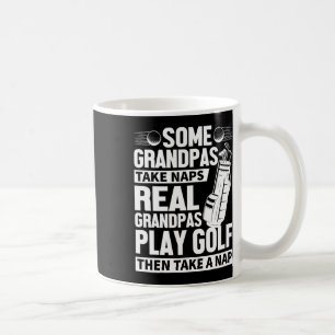 Mug Vrais Grands-Pères Jouent au Golf Drôle de Golf Gr