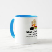 Mug Vraisemblablement millionnaire hobbyiste Graduaire (Devant gauche)