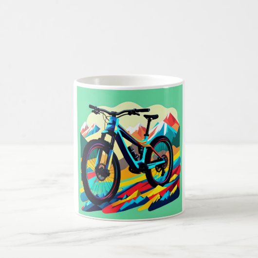 Mug VTT Art VTT Downhill (Centre)