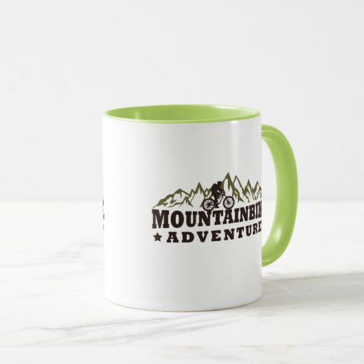 Mug VTT aventure (Devant droit)