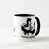 Mug VTT Bon Temps Citation Inspirationnelle (Devant droit)