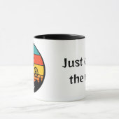 Mug VTT, cavaliers, couleurs audacieuses (Centre)