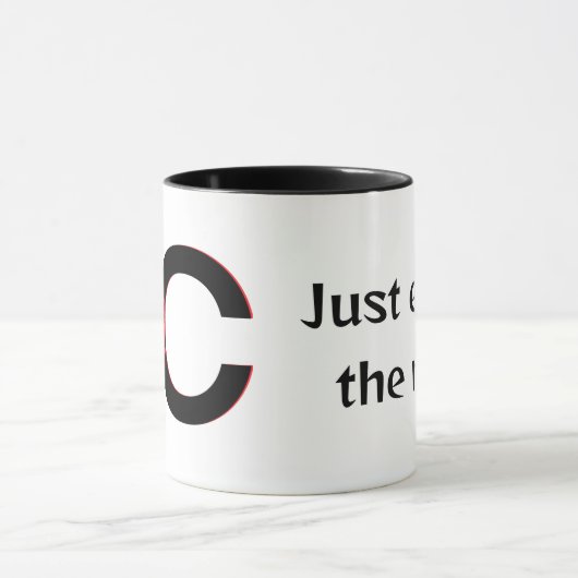 Mug VTT, descente, vélo (Centre)