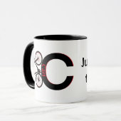 Mug VTT, descente, vélo (Devant gauche)