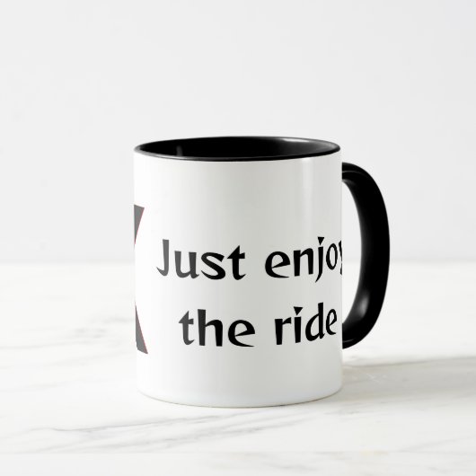 Mug VTT, descente, vélo (Devant droit)