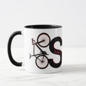 Mug VTT, descente, vélo (Gauche)