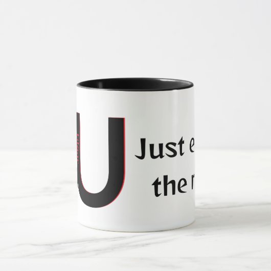 Mug VTT, descente, vélo (Centre)