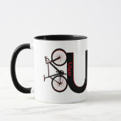 Mug VTT, descente, vélo (Gauche)