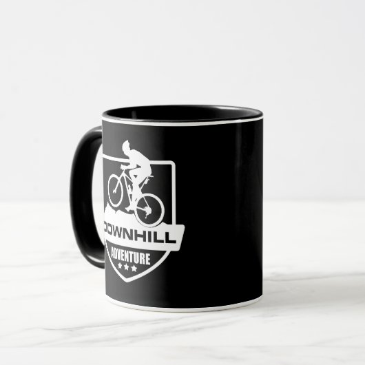 Mug VTT Downhill (Devant gauche)