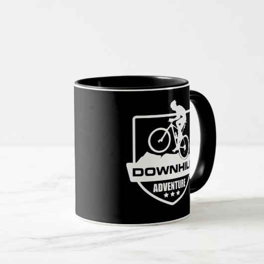Mug VTT Downhill (Devant droit)