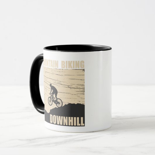 Mug VTT Downhill (Devant gauche)