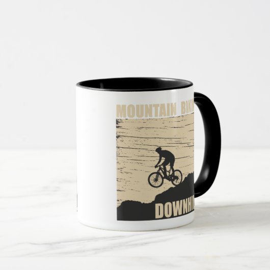 Mug VTT Downhill (Devant droit)