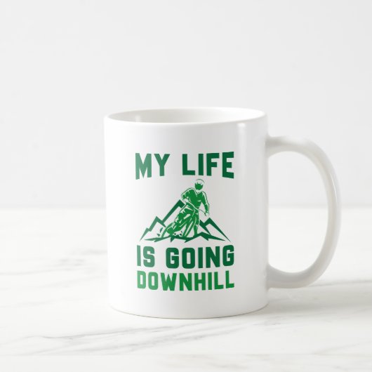 Mug VTT Downhill (Droite)