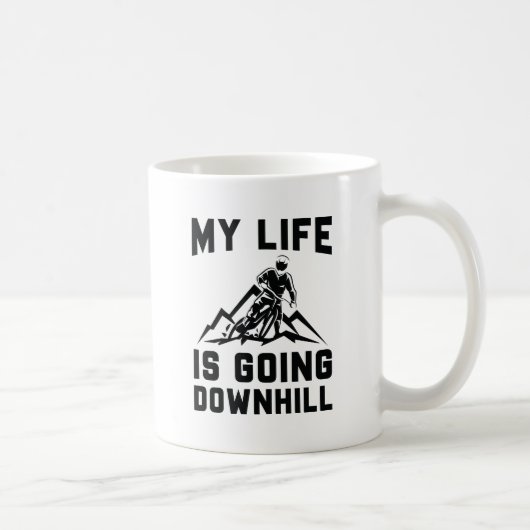 Mug VTT Downhill (Droite)