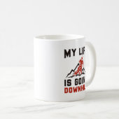 Mug VTT Downhill (Devant droit)