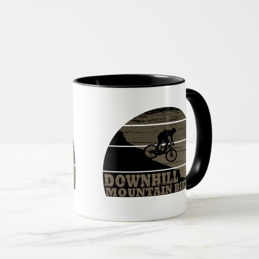 Mug VTT Downhill (Devant droit)