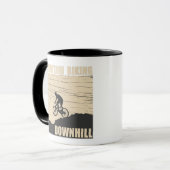 Mug VTT Downhill Vélos de Montagne (Devant gauche)