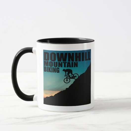 Mug VTT Downhill Vélos de Montagne (Gauche)