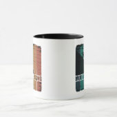 Mug VTT Downhill Vintage Vélo de Montagne (Centre)