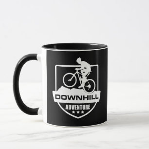 Mug VTT en descente