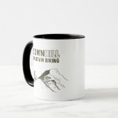 Mug VTT en descente (Devant gauche)
