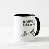 Mug VTT en descente (Devant droit)