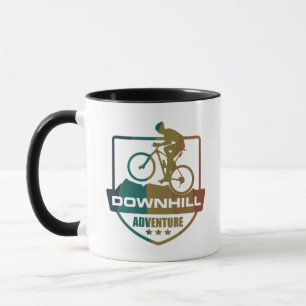 Mug VTT en descente