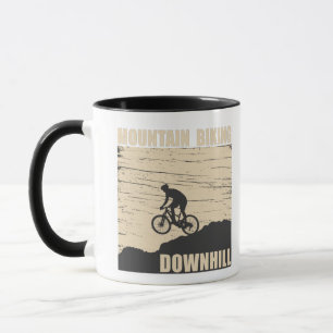 Mug VTT en descente