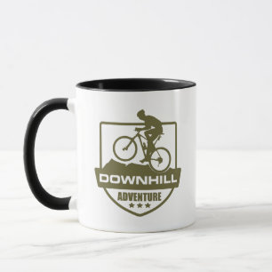 Mug VTT en descente