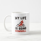 Mug VTT en descente (Gauche)