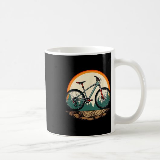 Mug VTT Portrait Randonnée sur sentier  (Droite)