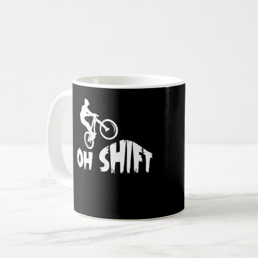 Mug VTT Vélo vélo Oh Shift (Devant gauche)