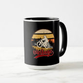 Mug VTT VTT Mountain-RIDE VTT Mountain-Bike (Devant droit)